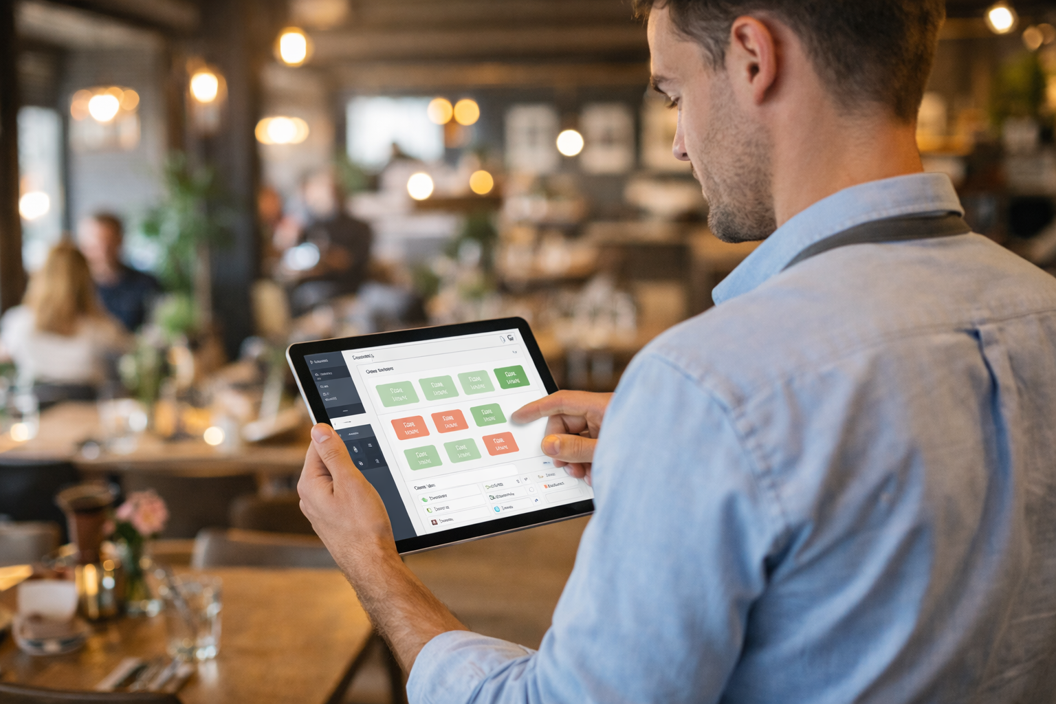 Team koordiniert Reservierungen geordnet